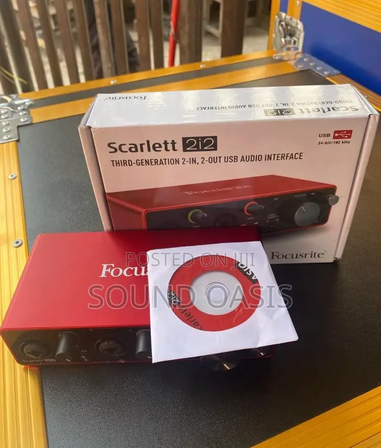 Focusrite Scarlett 2i2 3rd Generation Audio Interface