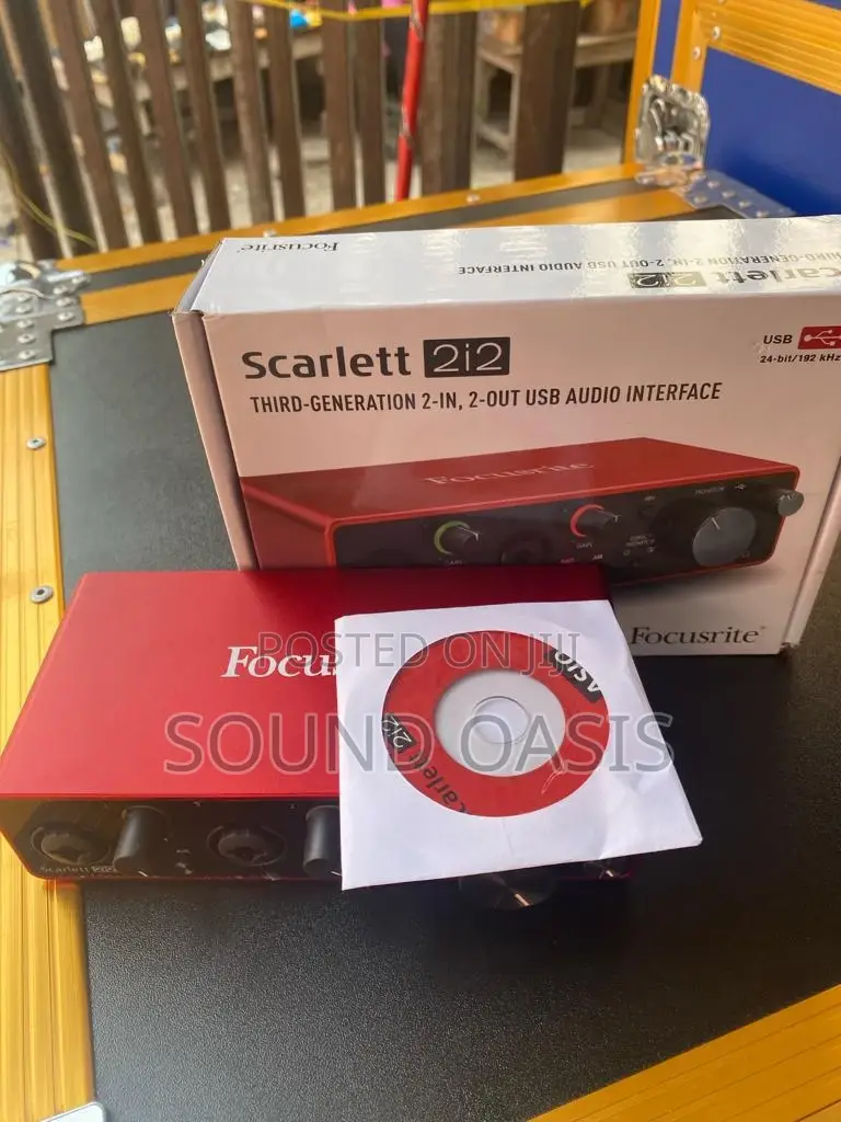 Focusrite Scarlett 2i2 3rd Generation Audio Interface