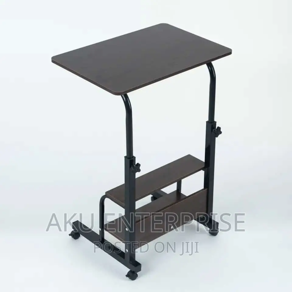 Laptop Computer Table Snack Table With Shleves, Adjustable