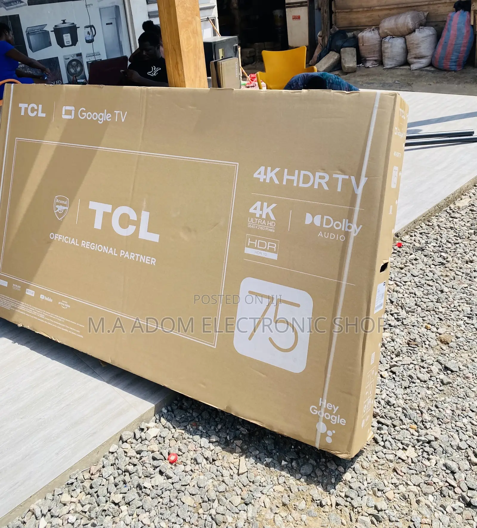 Newly in Stock TCL 75P635 75 Inch HDR Smart Tv.