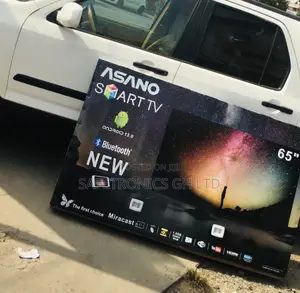 Electric Smart Black Glossy LED 65 Inches Asano UHD Tv