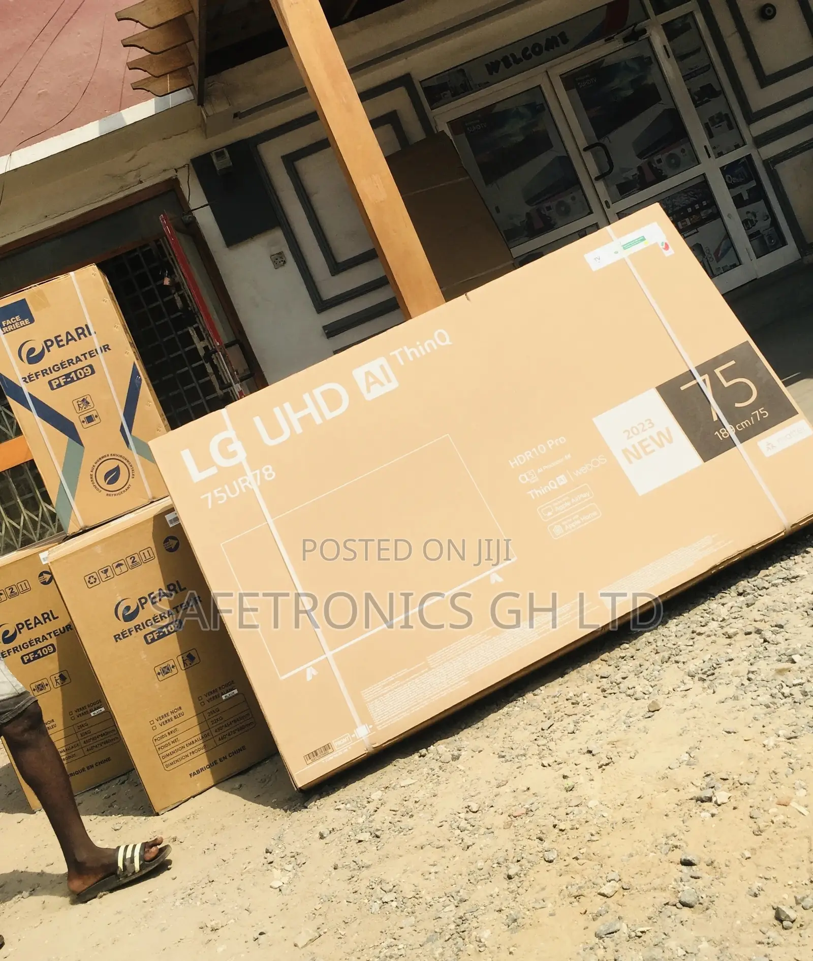 LG Smart Black Electric 75 Inches Glossy UR78 LED Tv