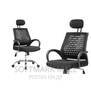 Swivel Chair With Headrest Reduced To Clear
