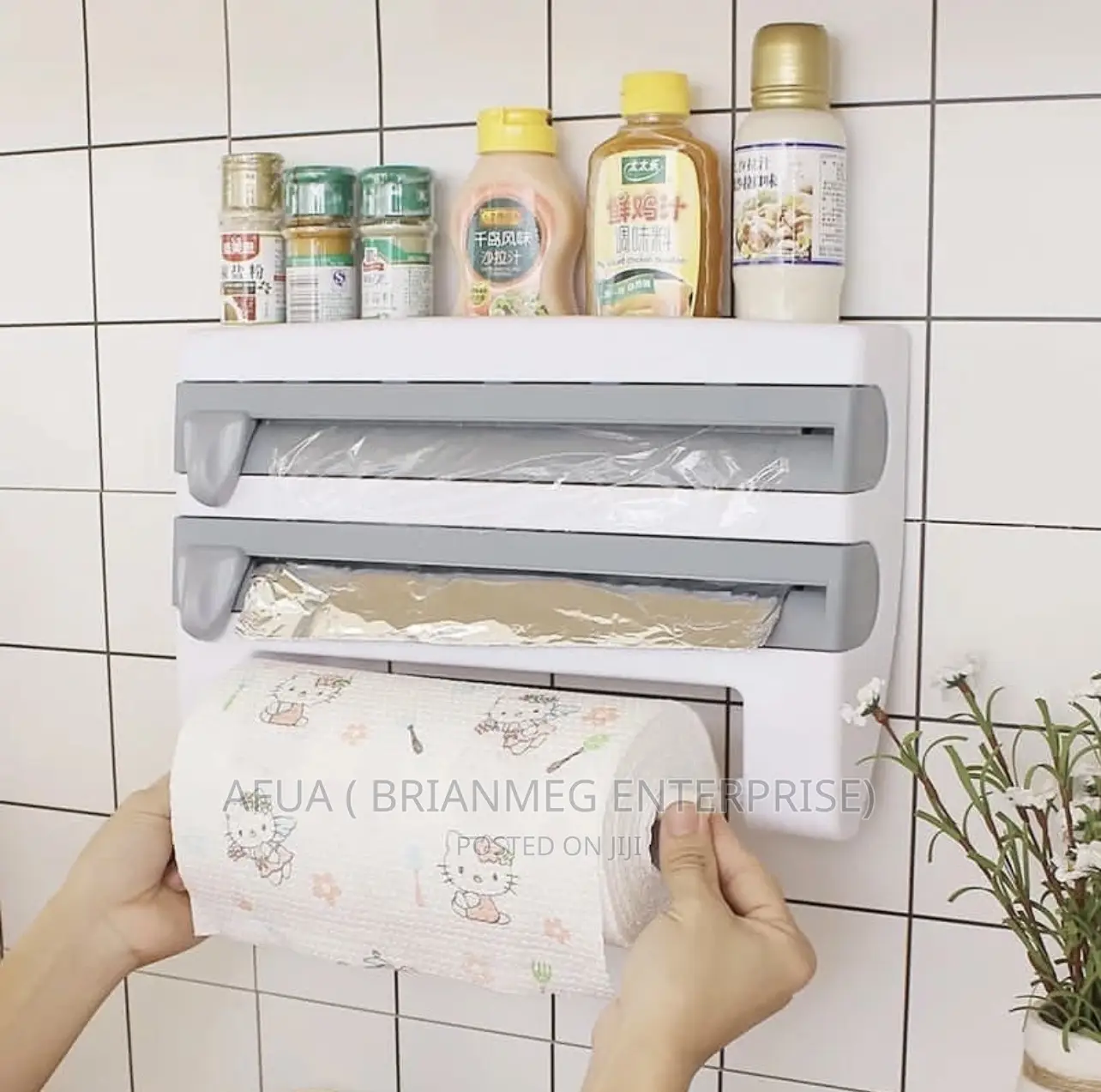 Multifunctional Plastic Film Cutting Organizer