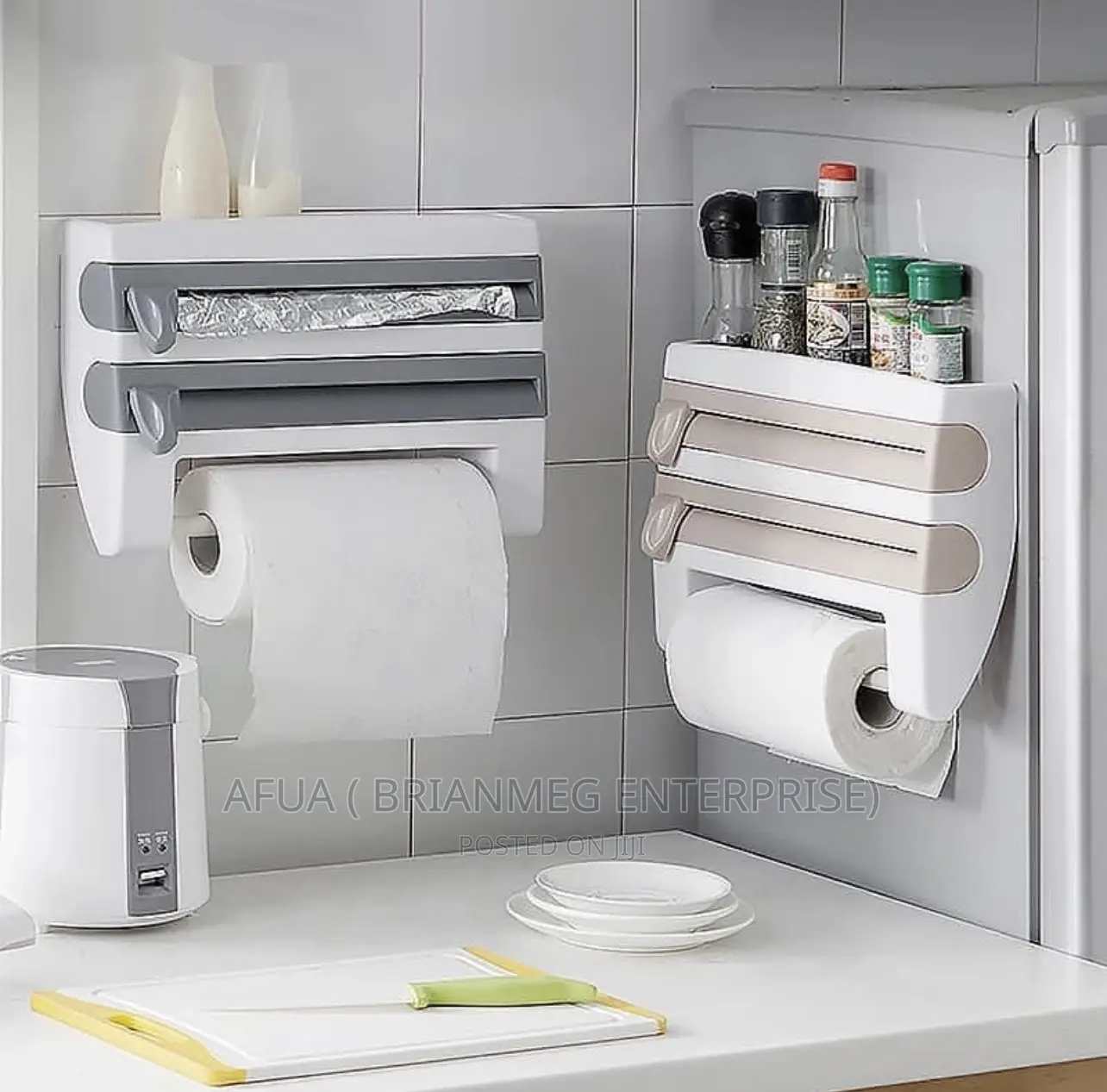Multifunctional Plastic Film Cutting Organizer
