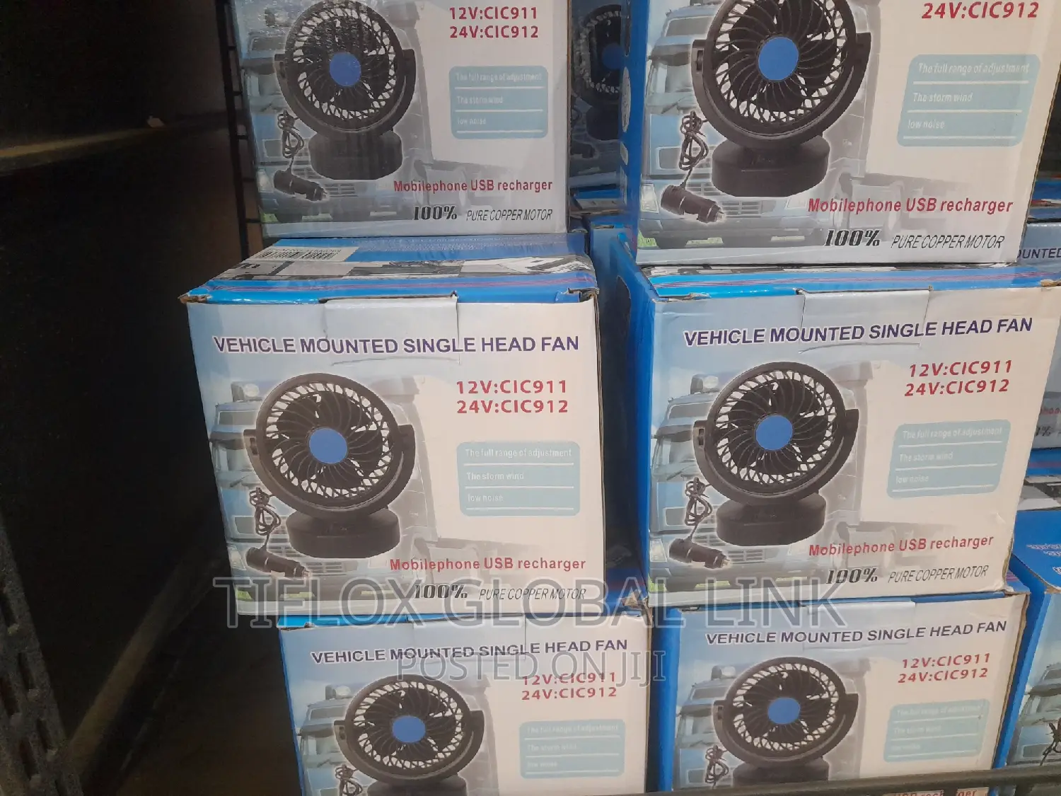 Vehicle Mounted Fan