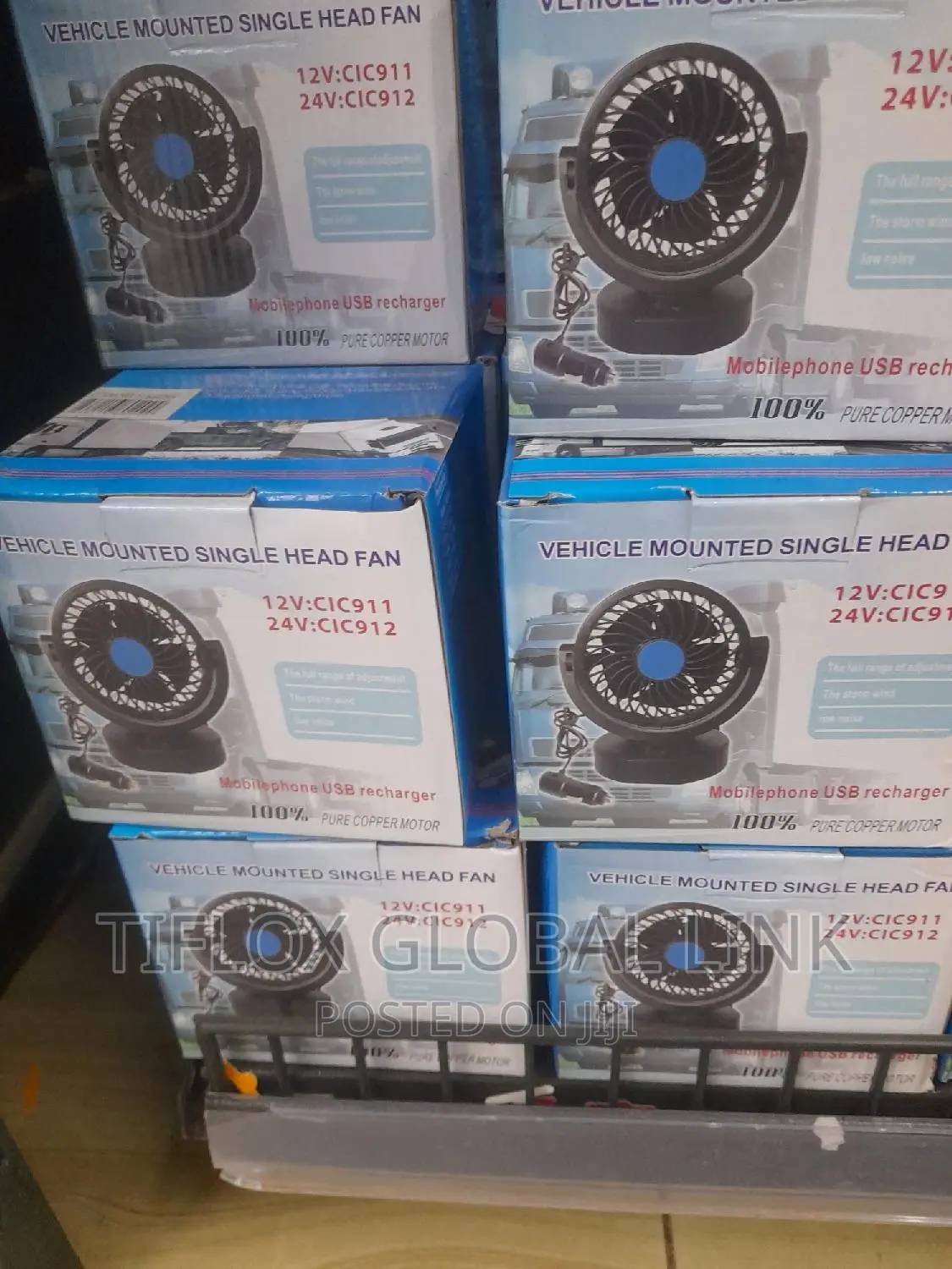 Vehicle Mounted Fan