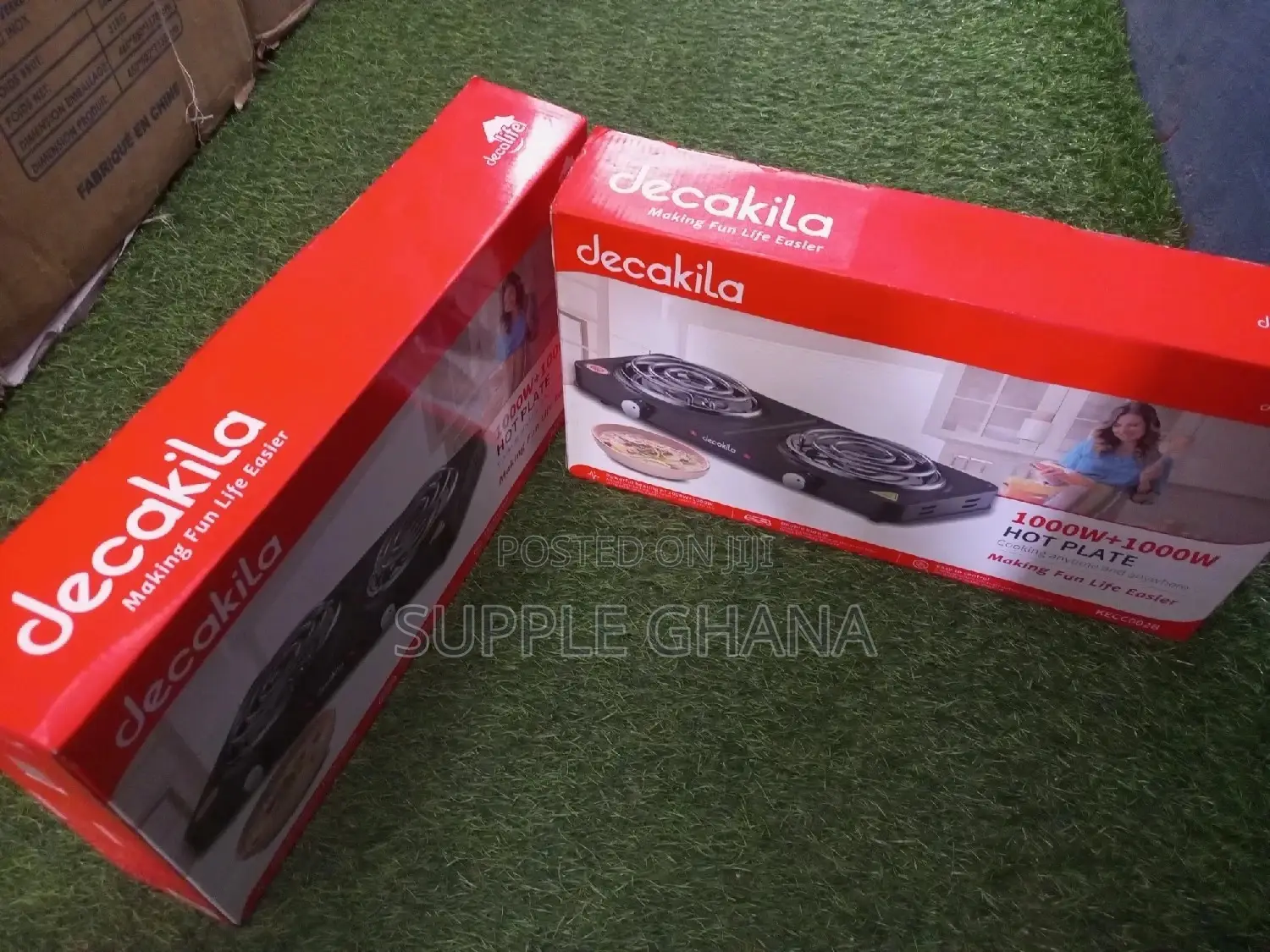 Decakila 1000w+1000w Hot Plate