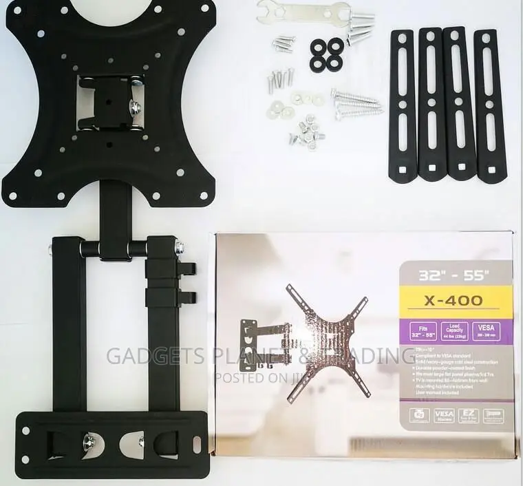 LED LCD Adjustable TV Wall Bracket Vesa 32′′ to 55′′ | X-400