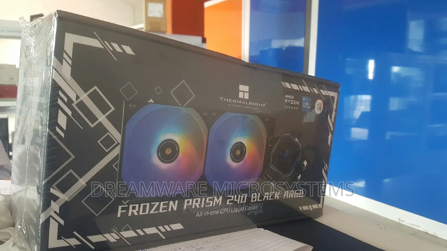 Frozen Prism 240 Black Argb Cpu Cooler