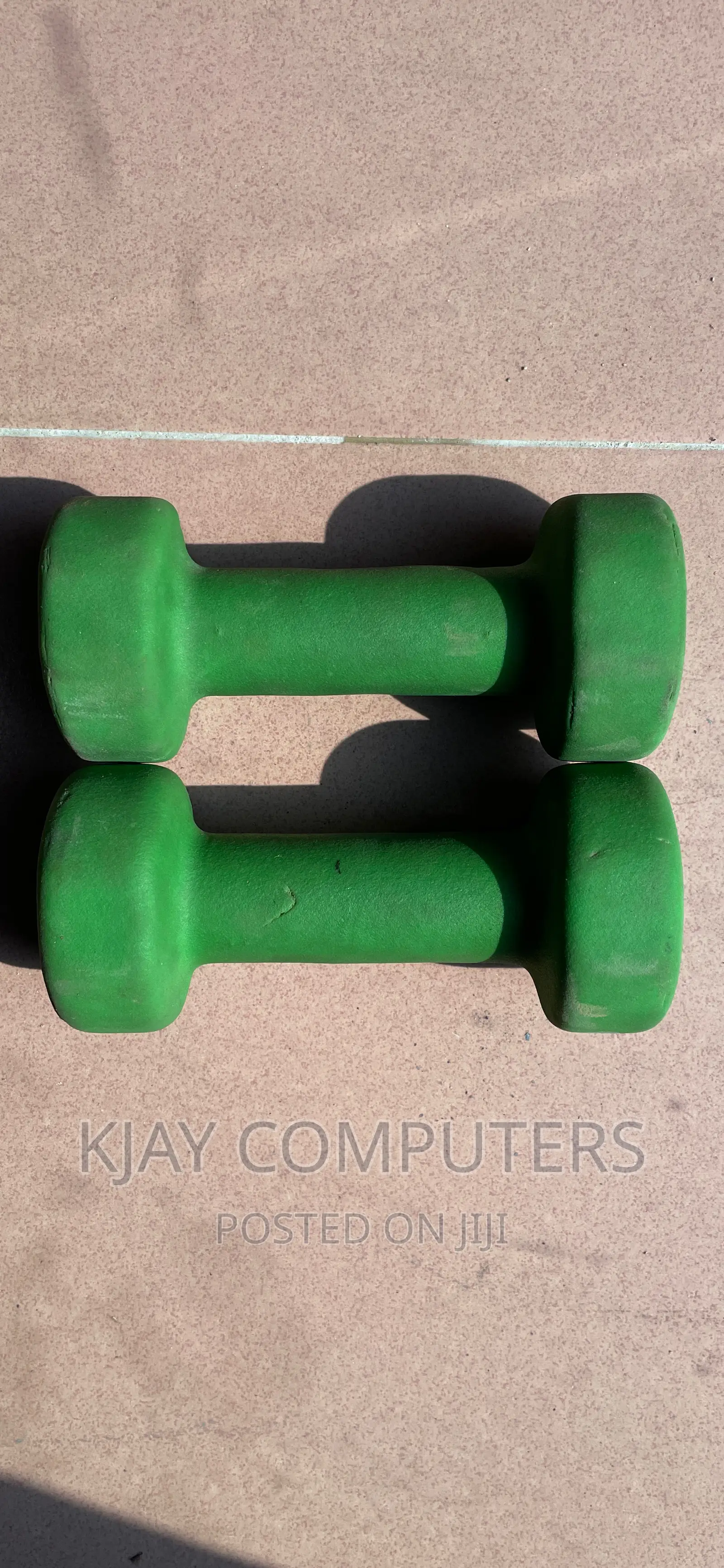 2.5 Kg Rubber Dumbbells