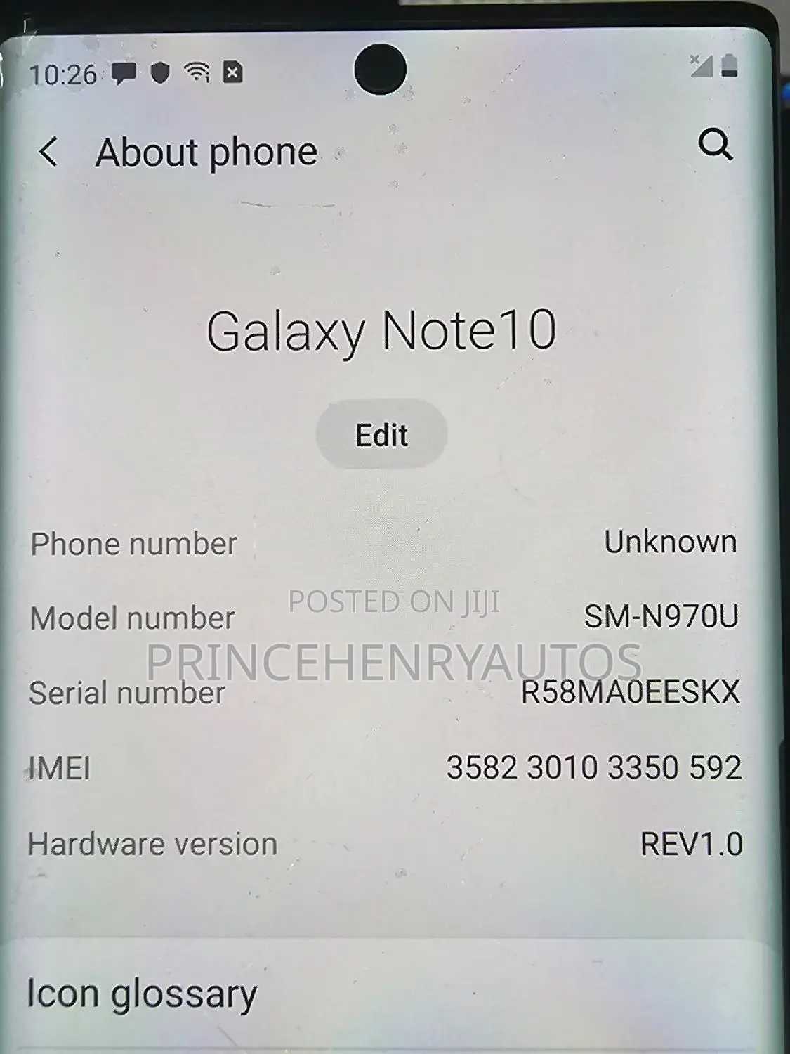 Samsung Galaxy Note 10 256 GB Black