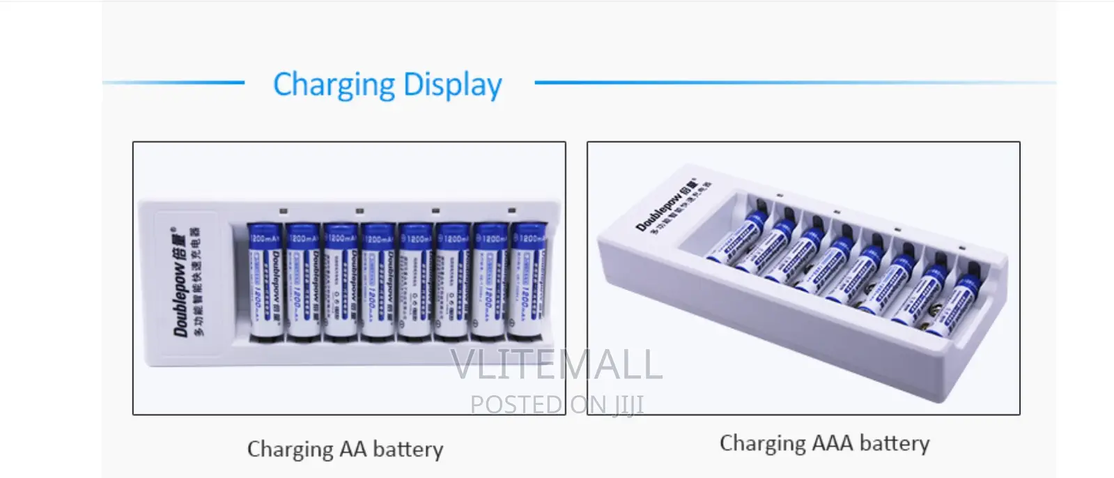 8slots Doublepow Smart Automatic Fast Charger ( DP- )