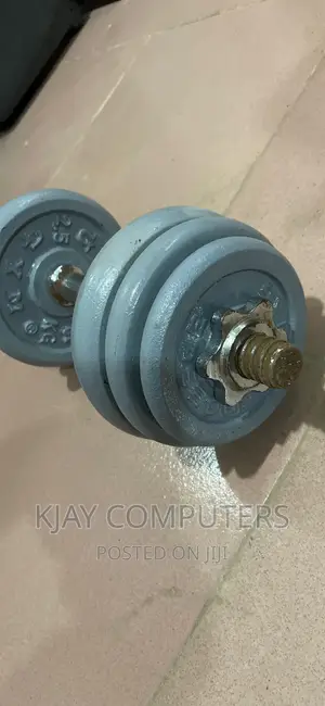 Single 10kg Carbon Steel Dumbbell