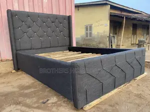54/74 Double Bedframe Dark Gray