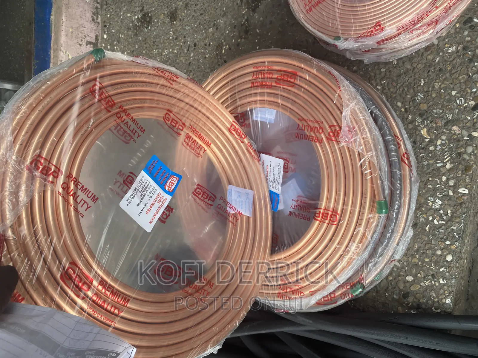 COPPER PIPE (Half 1/2) for AIRCONDITION Work in Accra Metropolitan