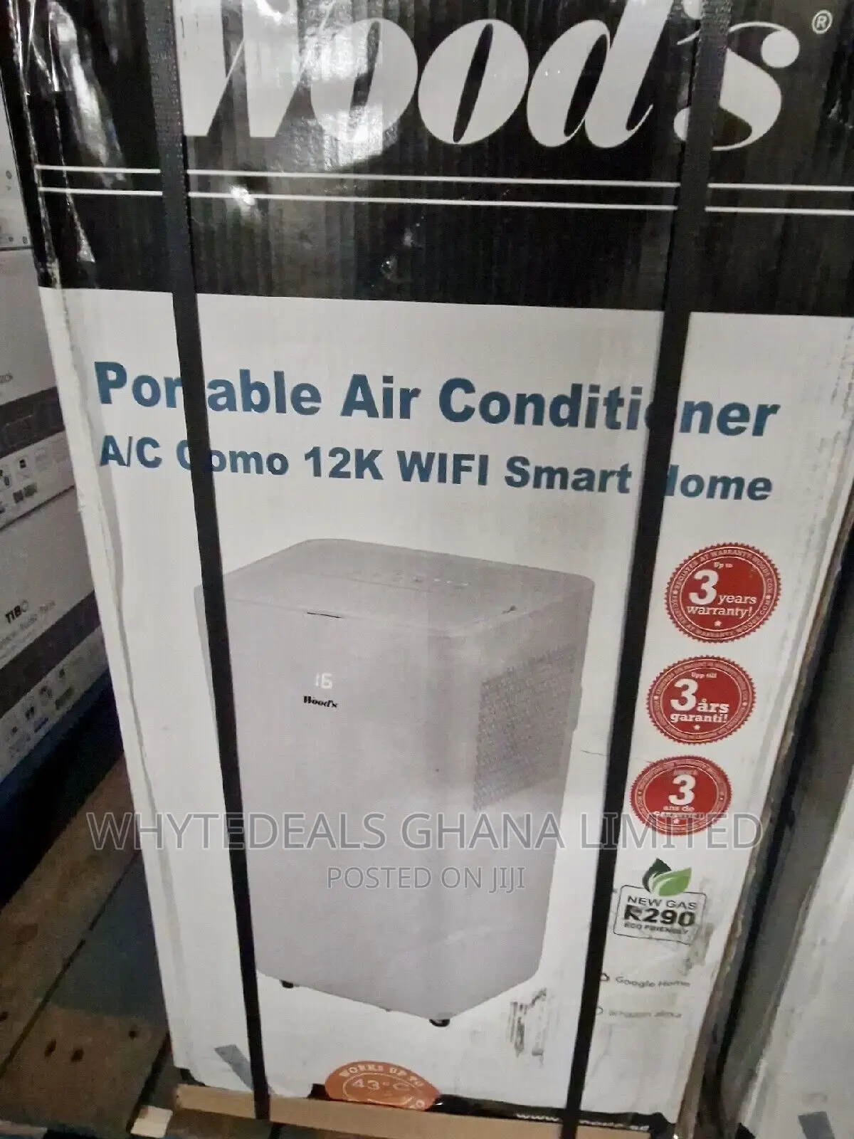 Freeeze! Woods 12000btu Wi-Fi/Smart Portable Air-Conditioner