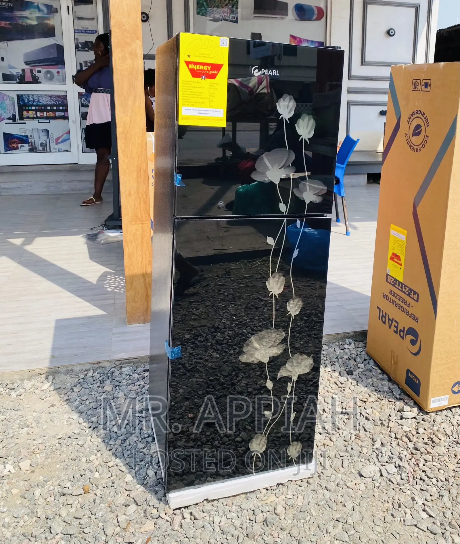 Energy Saving Pearl Pf 217t-2b Double Door Electric Fridge.