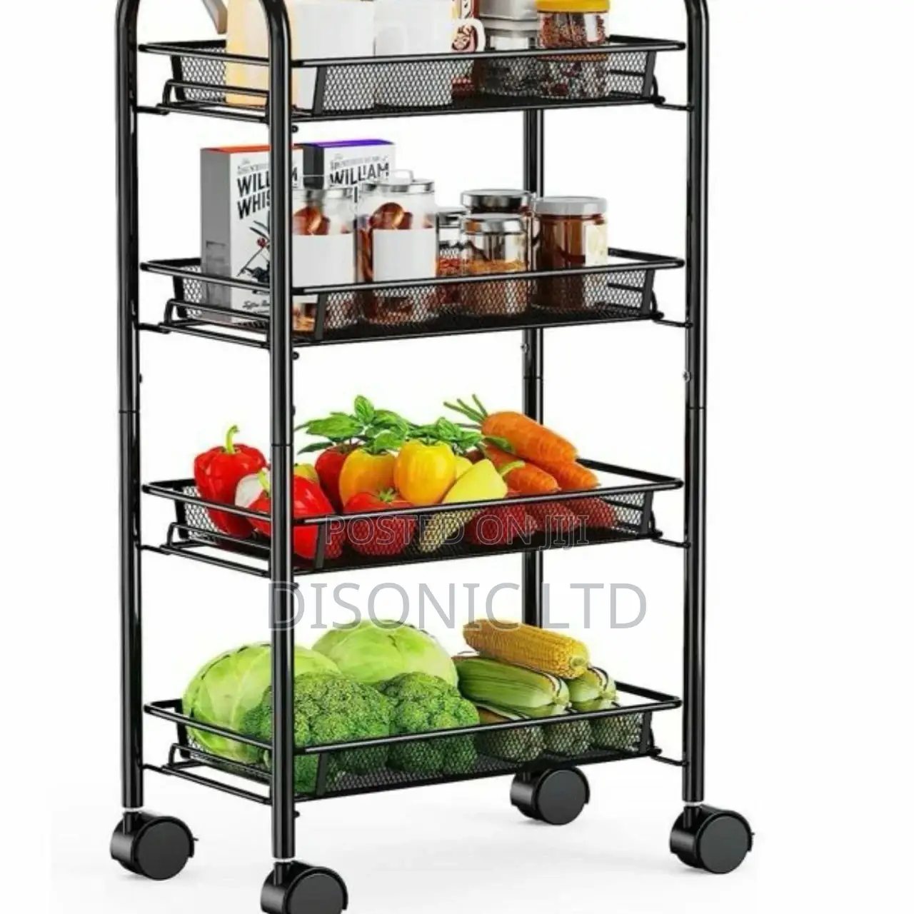 4 Tier Kitchen Trolley or Vegetable Rack