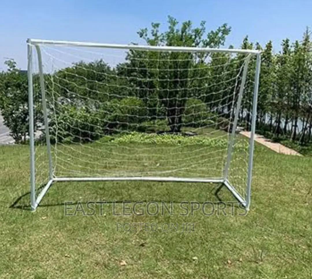 Football Goal Post Pole Net Metal Frame 6ft X 4ft