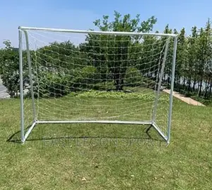 Football Goal Post Pole Net Metal Frame 6ft X 4ft
