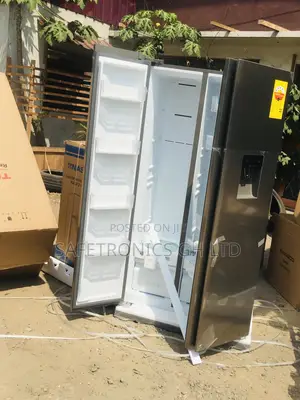 Reliable TCL P520SBN Gray Side by Side 607 Liters Fridge