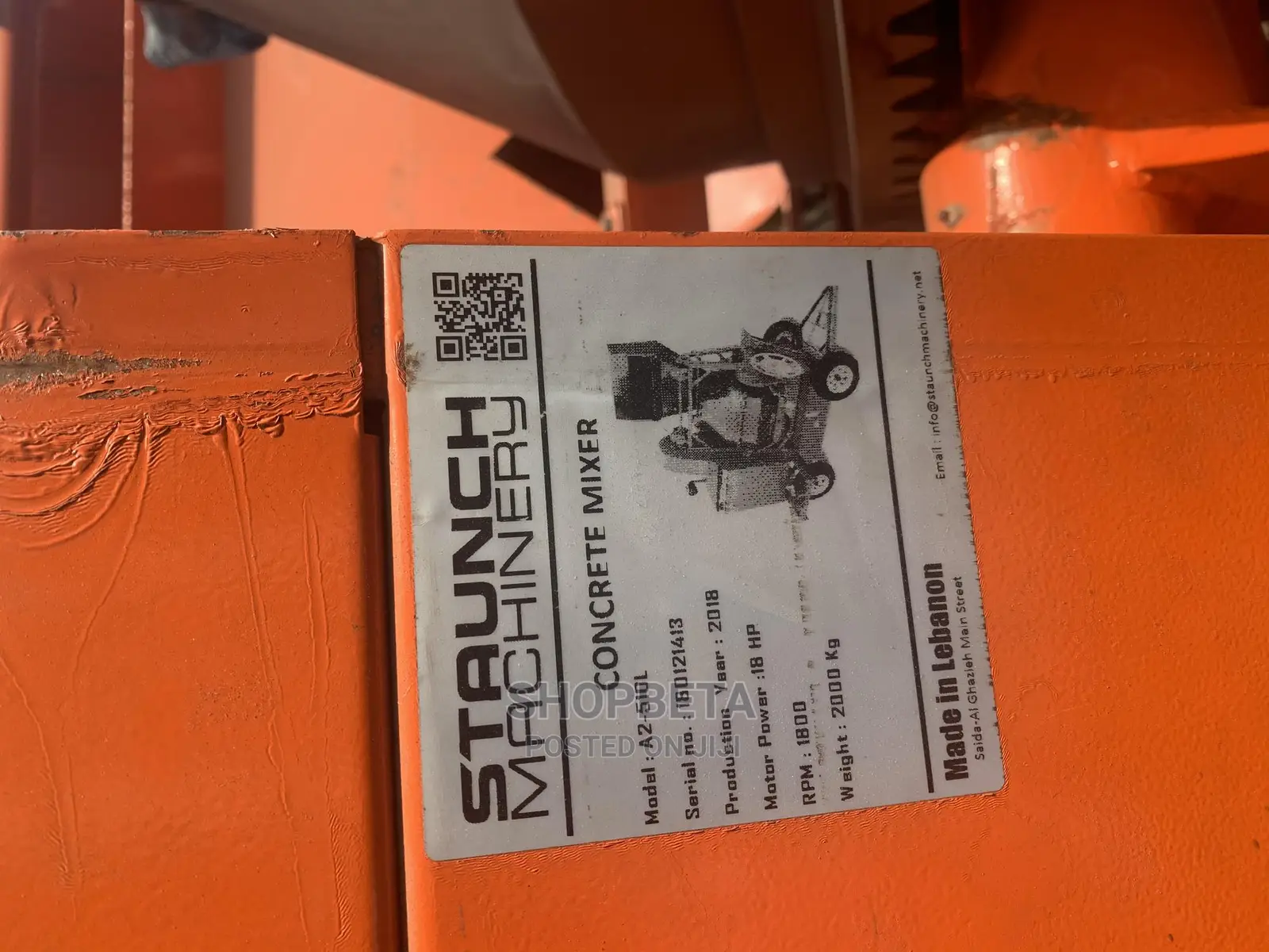 Self Loader Concrete Mixer
