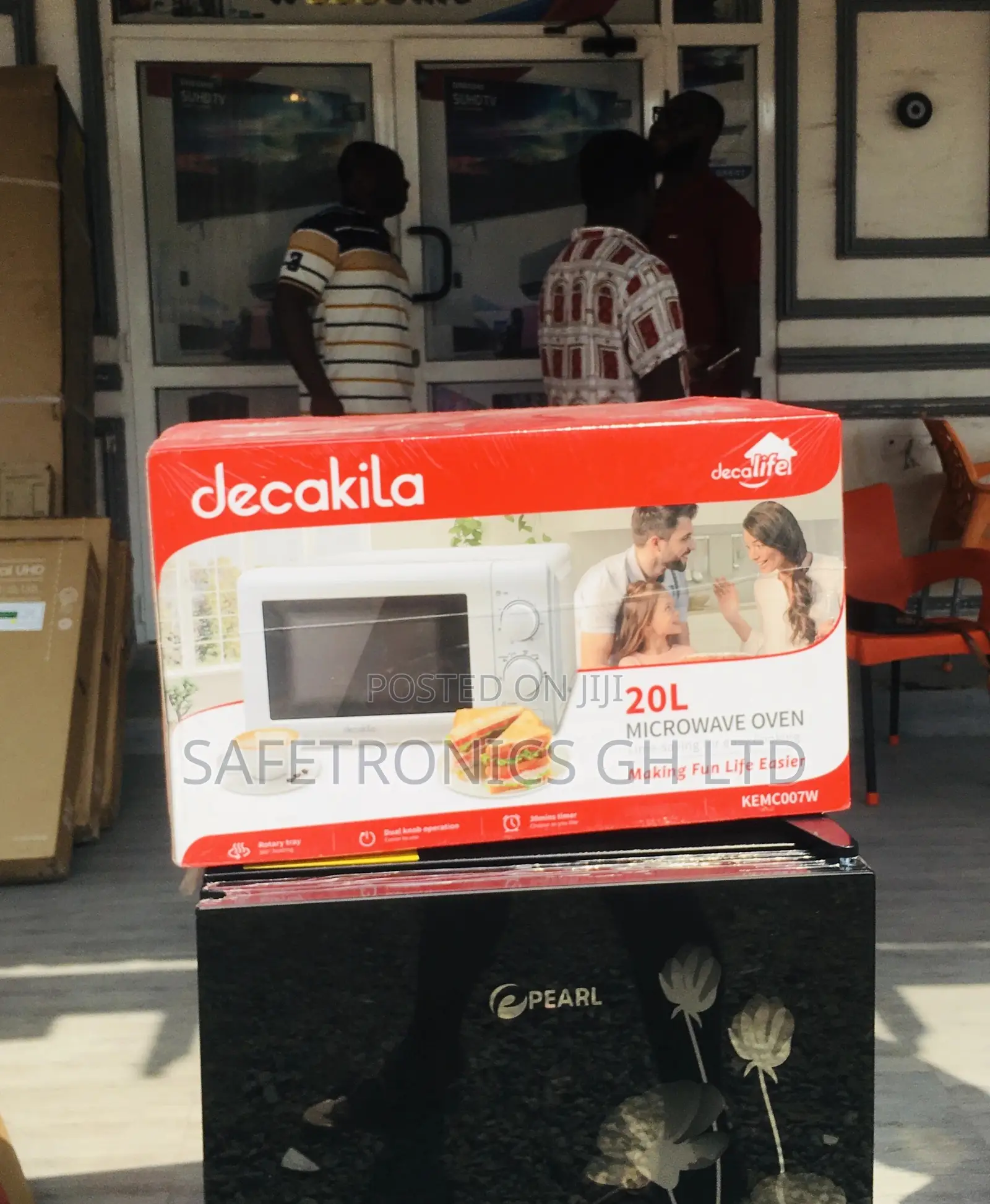 Countertop Decakila 20 Liters Electric White Microwave