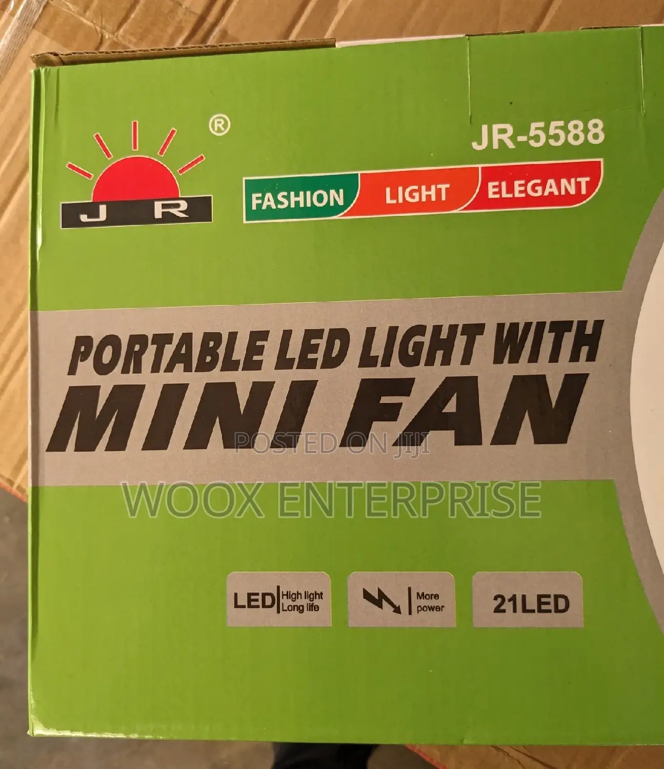 Mini Desktop Fan/Light (Rechargeable)