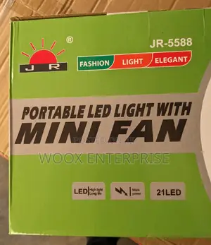 Mini Desktop Fan/Light (Rechargeable)