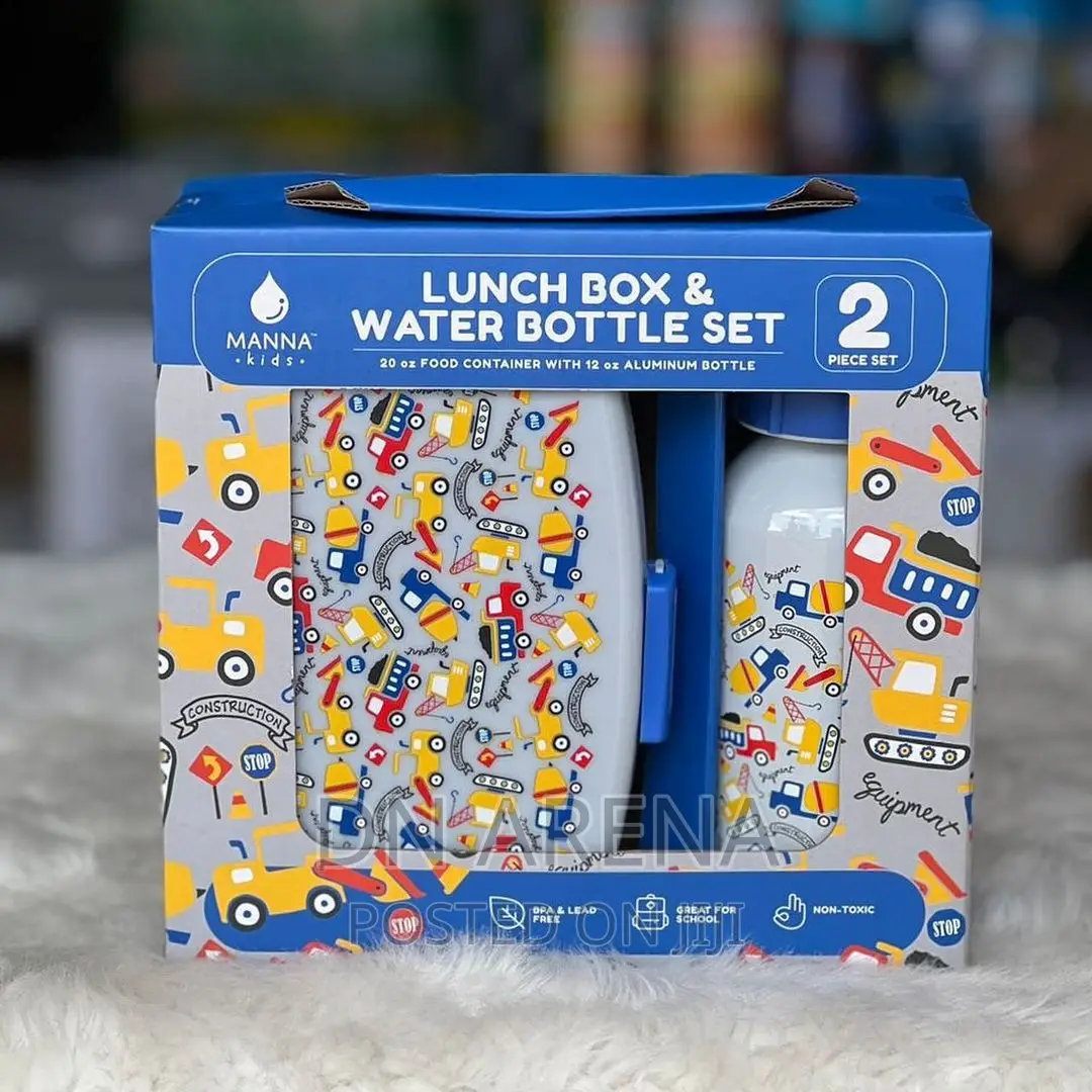 Manna Kids Lunch Box Water Bottle Set