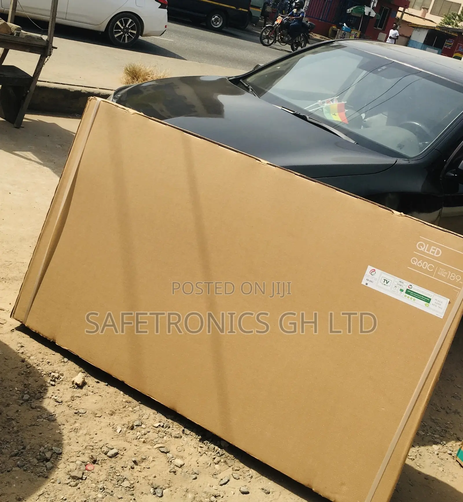 Q60C 75 Inches Glossy Qled Black Smart Electric Samsung
