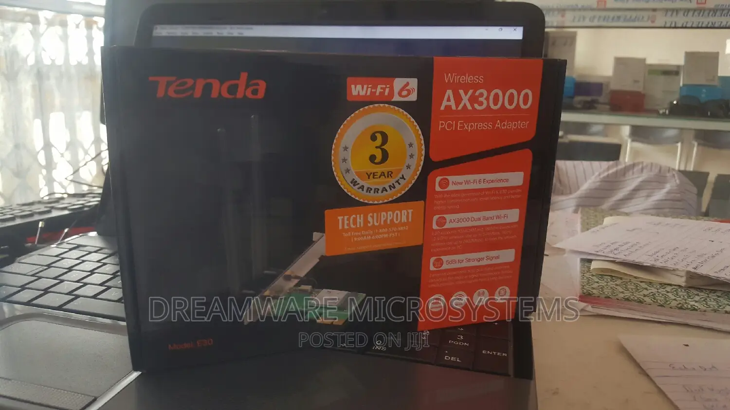 Tenda E30 Wireless Ax3000 Pci Express Adapter/Bluetooth