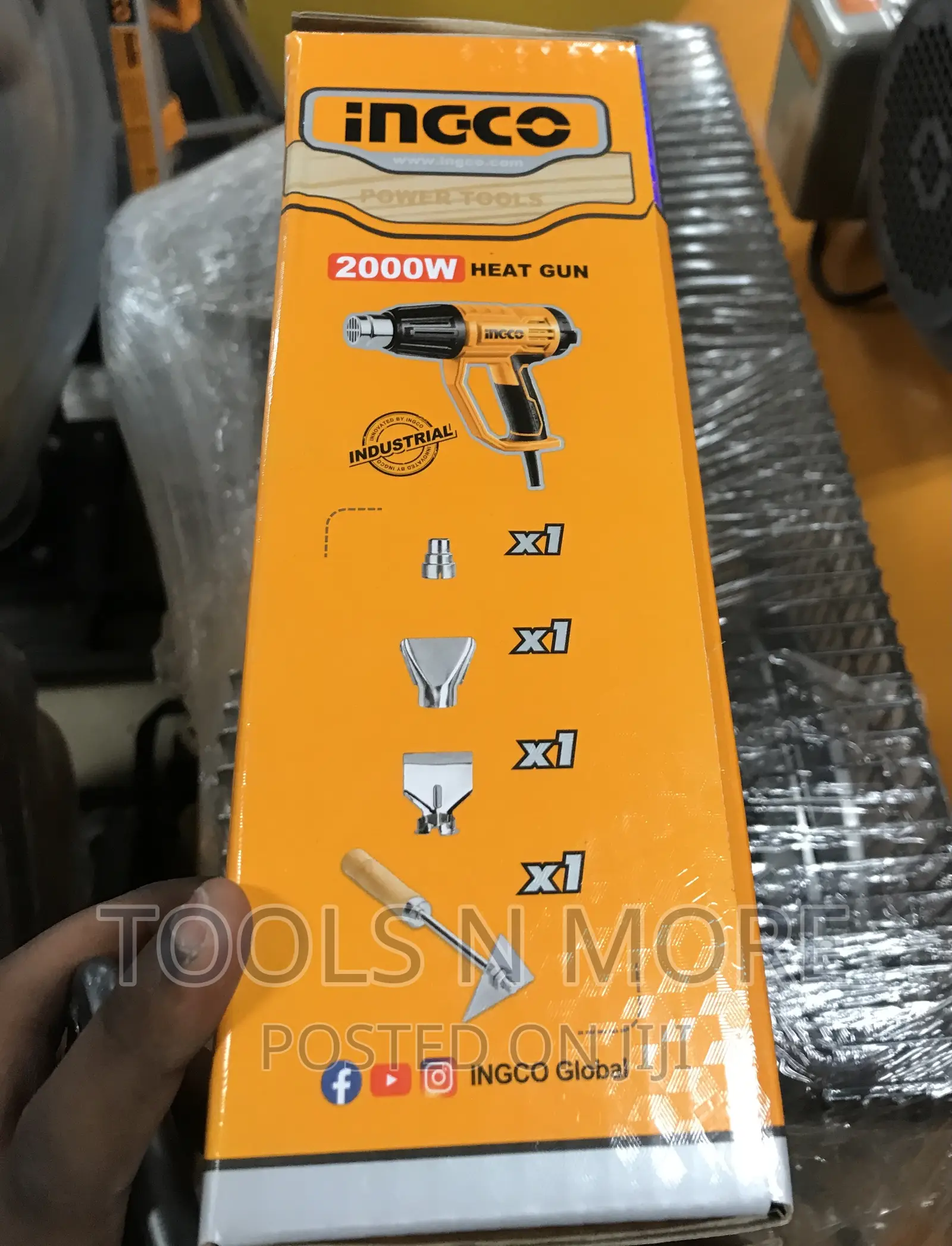 INGCO Heat Gun 2000W (LED Display)