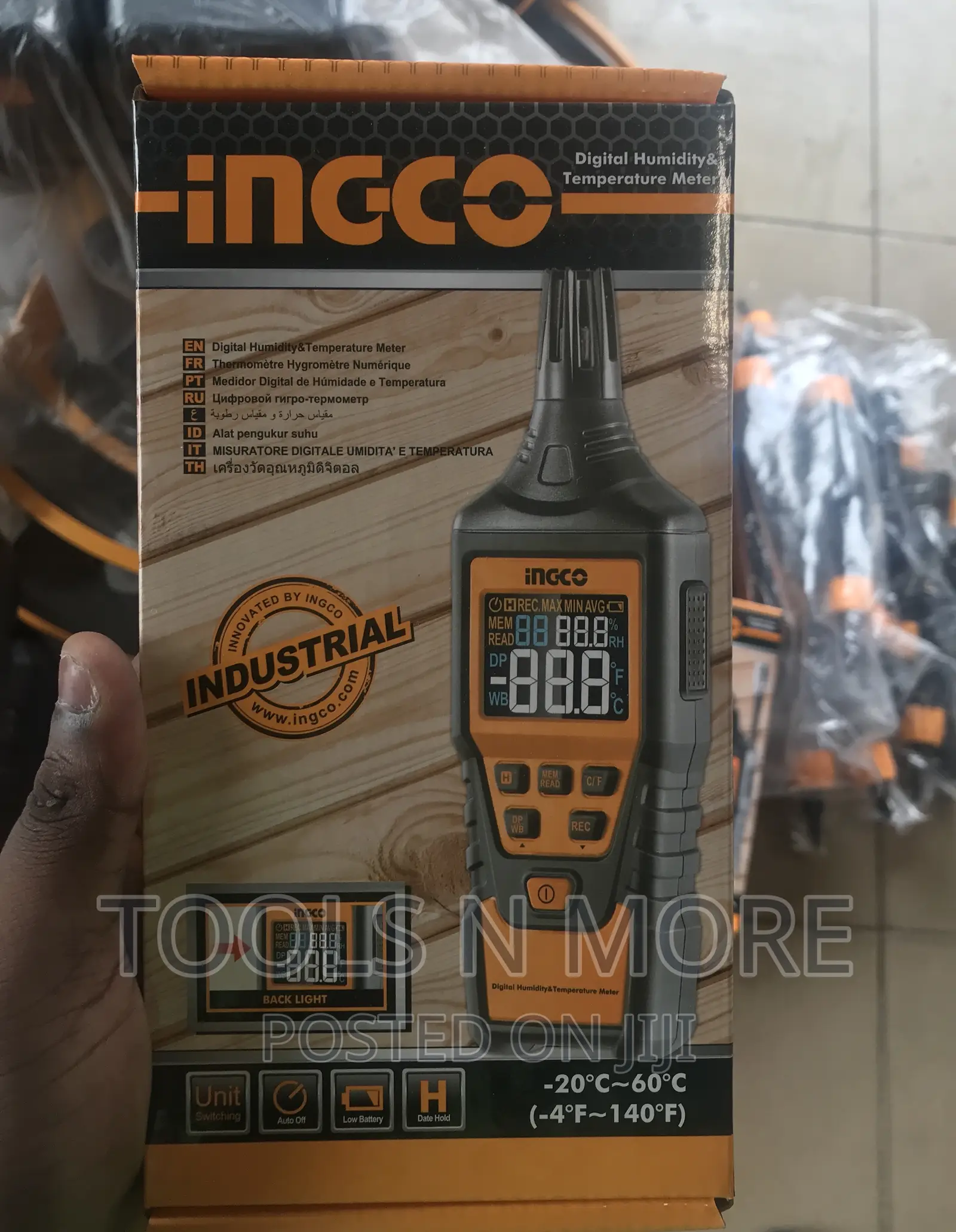 INGCO Humidity and Temperature Meter