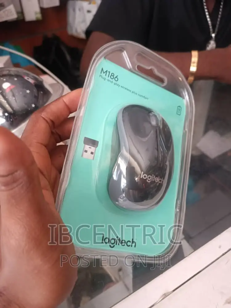 Logitech M186 Wireless Mouse With USB Receiver