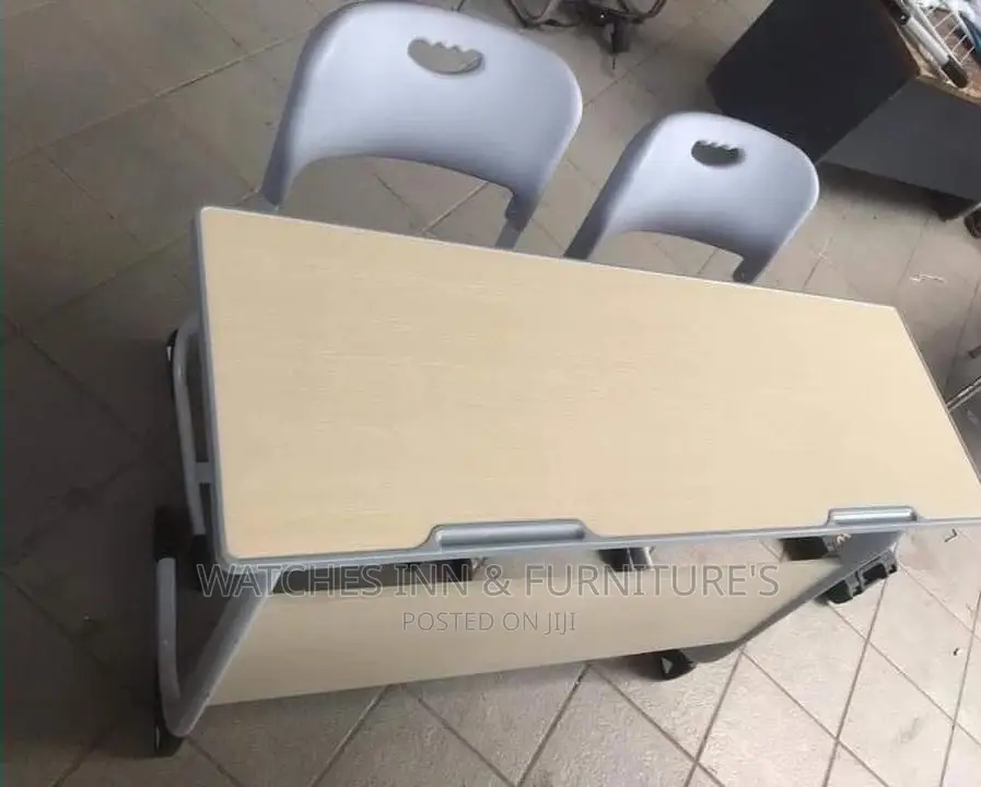 Modern Metal School Desk ( Dual )