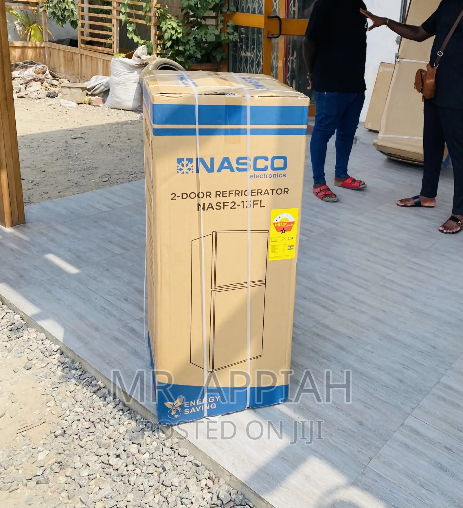 Brand New Nasco Nasd2-13fl Double Door Refrigerator.