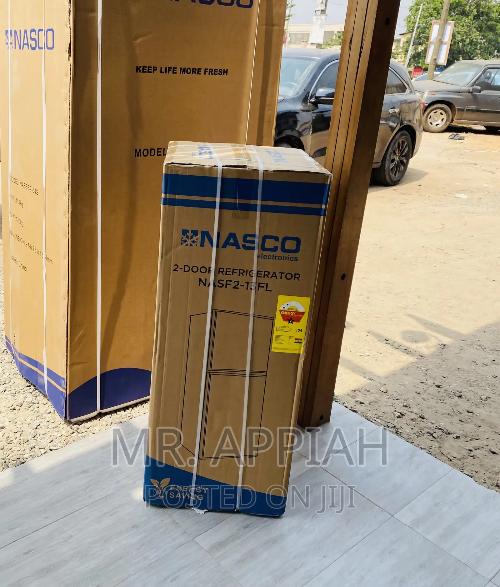 Sealed in Box Nasco Double Door Refrigerator(Nasd2-13fl).
