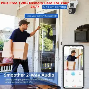 Smart Triple Lens CCTV Camera (Plus Free 128G Memory Card)