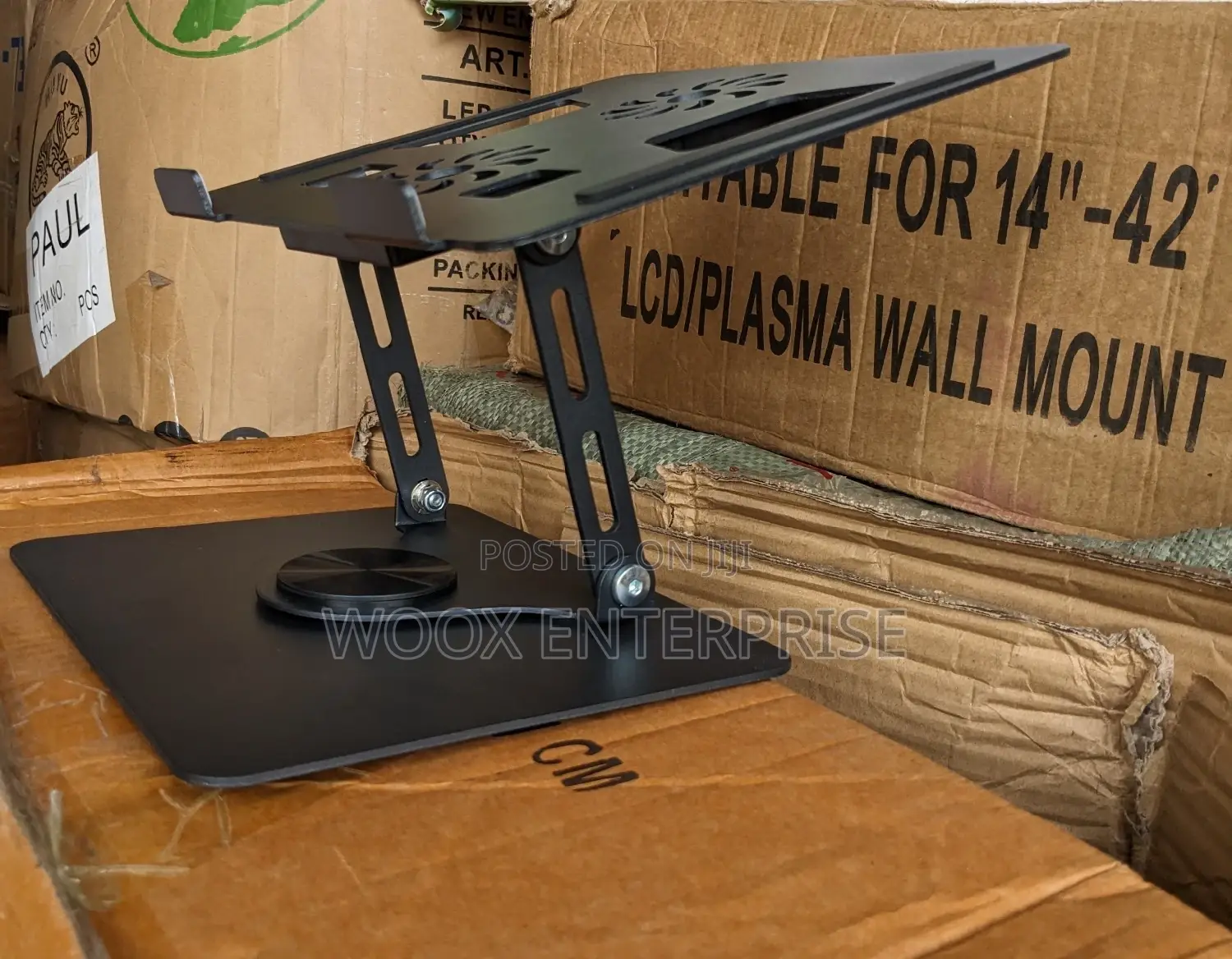 Rotating Laptop Stand With Cooling Fan