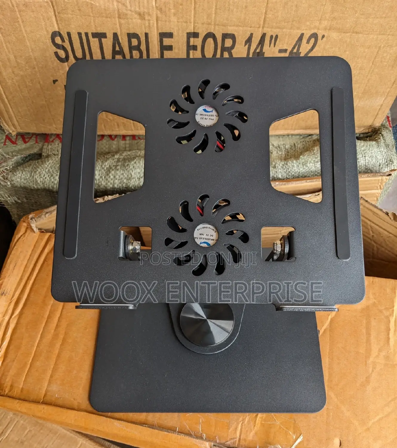 Rotating Laptop Stand With Cooling Fan