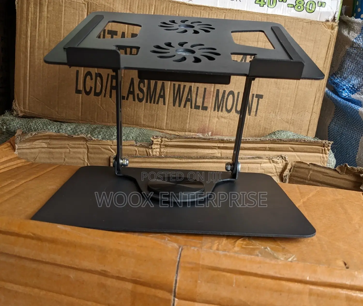 Rotating Laptop Stand With Cooling Fan