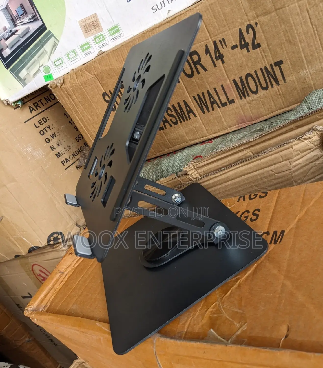 Rotating Laptop Stand With Cooling Fan
