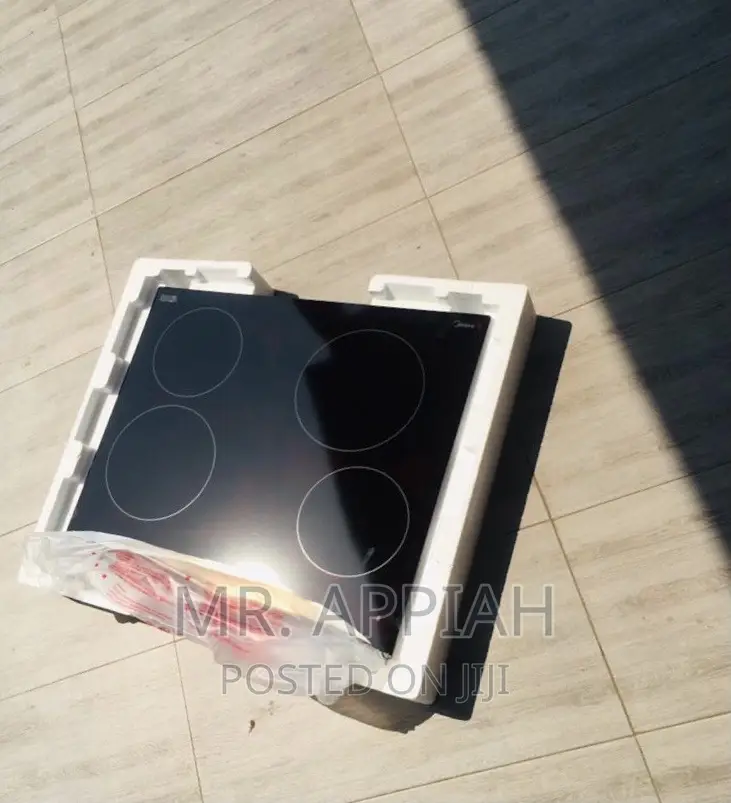 4 Electric Midea Built-in Ceramic Cooker(Black).