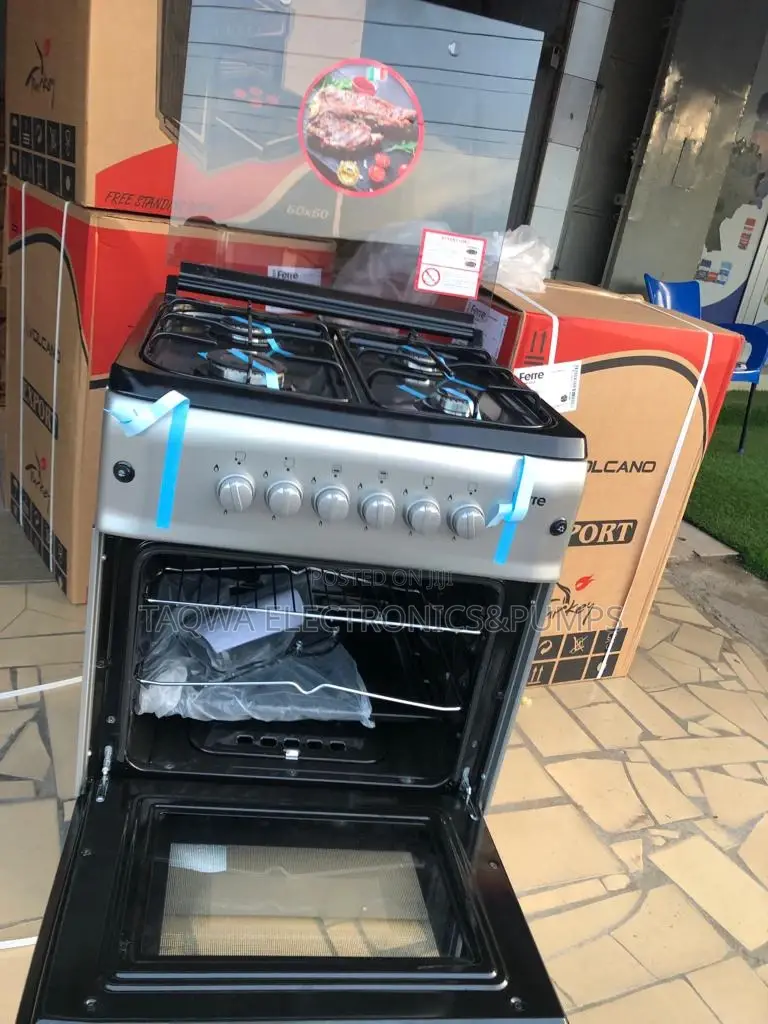 Volcano Ferre ~50x55 Gas Cooker, 4 Burner
