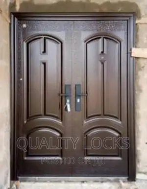 Double Locks Security Door