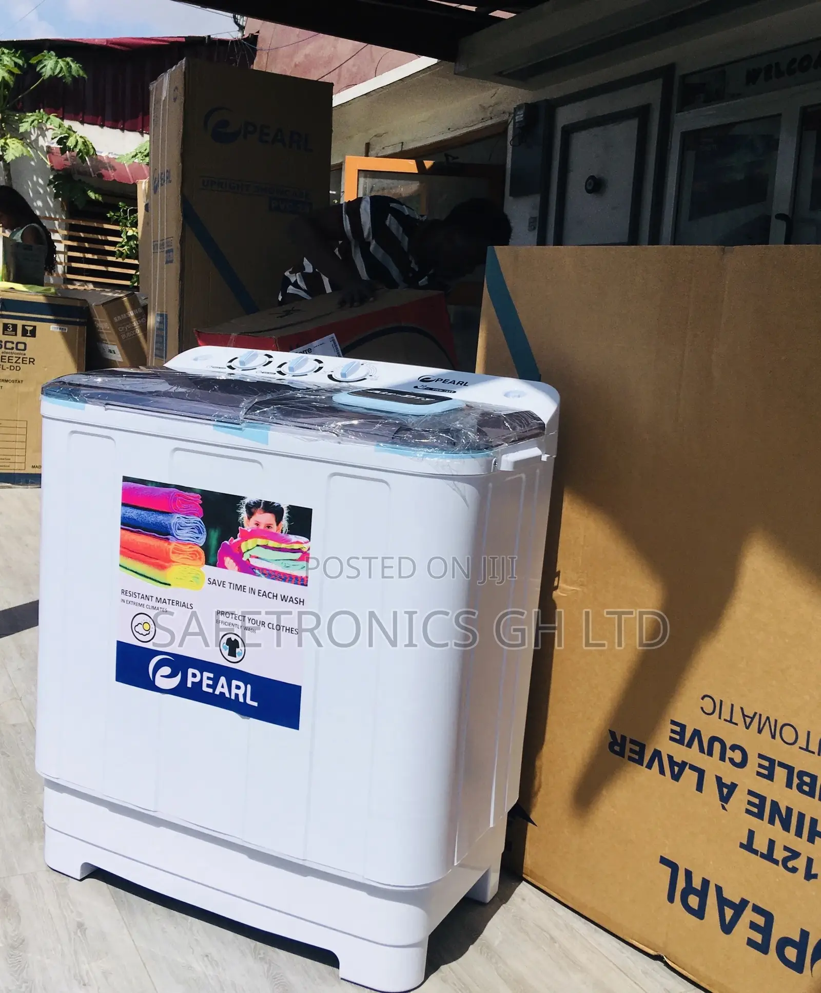 Lasting Washingmachine Pearl 12kg Semiautomati Topload