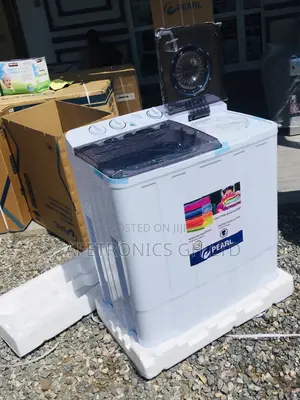 New White Pearl 12kg Washingmachine Semiautomatic Topload