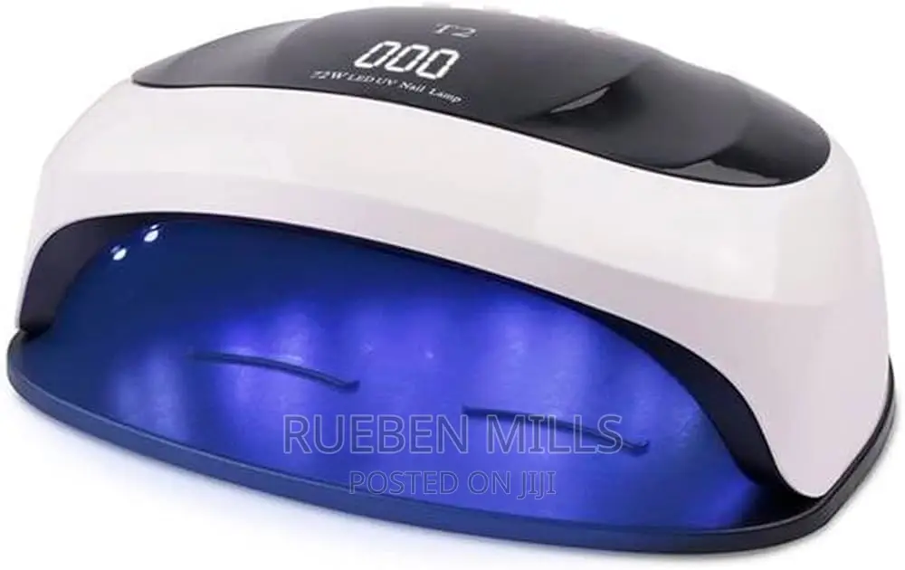 Black and White Two Hands Nails Dryer Treatment Machine